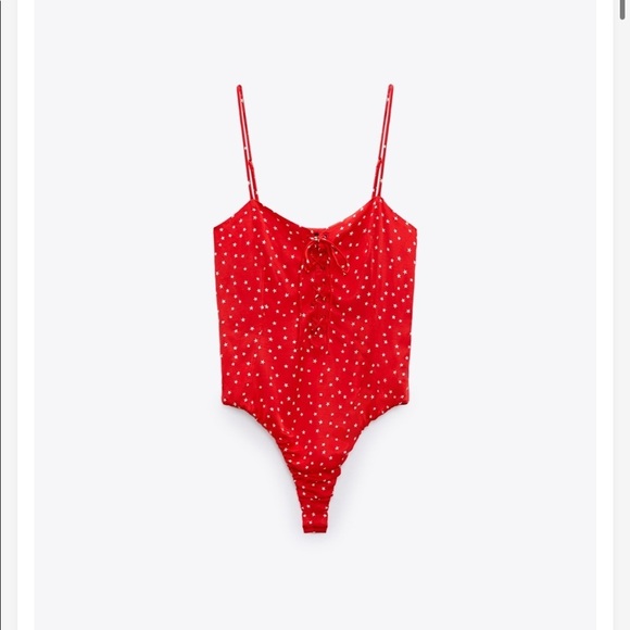 NEW Zara red bodysuit - Picture 6 of 9
